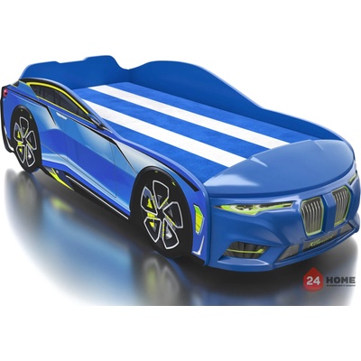 Romack Möbel, Русия Детско легло Romack Boxter синьо + обемен капак + матрак