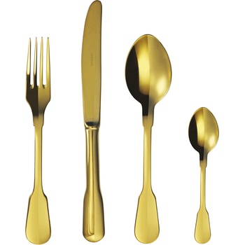 Herdmar Прибори за хранене mono- 24 части - златни (гланц + мат) (-078-5665-0117-200-00a9)