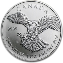 Royal Canadian Mint The Sokol stěhovavý Birds of Prey 1 Oz