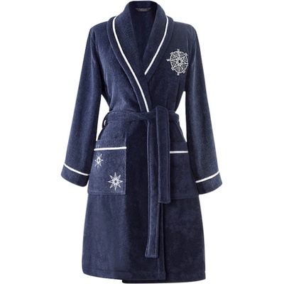 Soft Cotton dámsky krátky župan Marine Lady