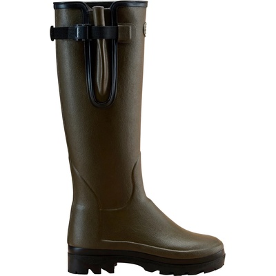 Le Chameau Дамски гумени ботуши Le Chameau Women's Vierzonord mit Neoprenfutter Wellington boots - Vert Chameau / Black - размер 38 (EU) (131-0121-0514)