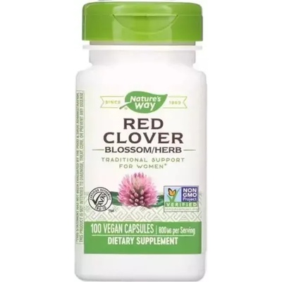 Nature's Way Red Clover, 400 mg, 100 капсули, Nature’s Way (16000)