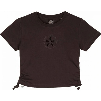 Santa Cruz Ringed Flower Tie T-Shirt Black Wash