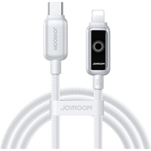 JOYROOM IPAD / IPAD 2 / IPAD 3-то поколение JOYROOM STARFLIGHT кабел за данни Type-C - Lightning, 120cm, FEHÉR S-A55 C-L 30W 1.2M БЯЛ (S-A55 C-L 30W 1.2M WHITE)