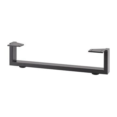 SIMAUSROM nábytková podnož Regular 400 x 100 mm ocel černě práškově lakovaná