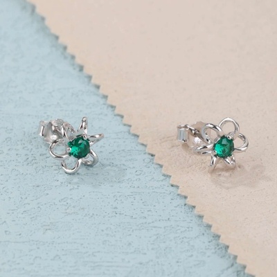 Jan Kos jewellery stříbrné náušnice MHT-2698/sz00