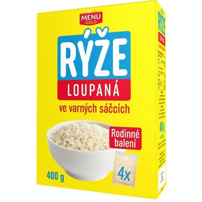 Menu Gold rýže loupaná varné sáčky 400 g