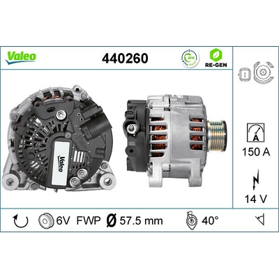 Alternátor VALEO 440260