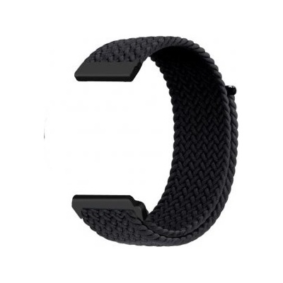 Madvell Pletený nylonový řemínek na suchý zip Černá – Zboží Mobilmania