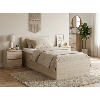 Textilomanie Sofia dub sonoma Bez roštu Matrac Coco maxi 20 cm