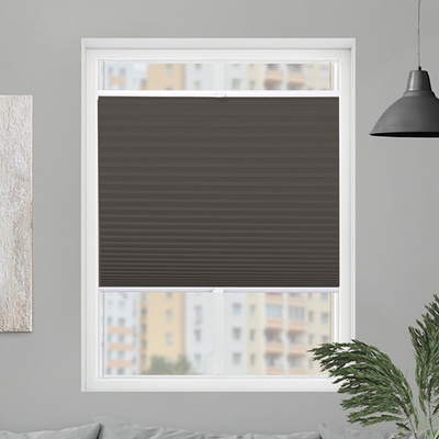 FOA Plisé roleta, s profilom Classic, Tieniaca, Tmavo šedá, P 164 40 x 70 cm
