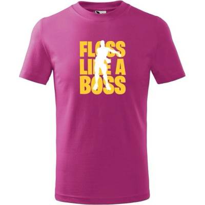 Dětské tričko Floss like Boss Purpurová Canvas Dětské tričko Bezvatriko.cz 1