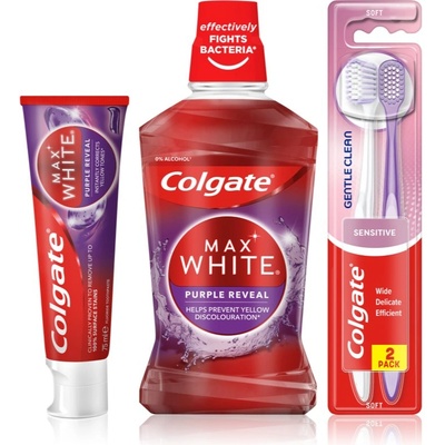 Colgate Max White Purple комплект за зъби