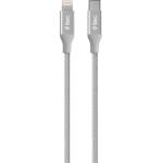 Ttec Кабел ttec - AlumiCable, USB-C/Lightning, 1.5 m, сив (8694470827674)