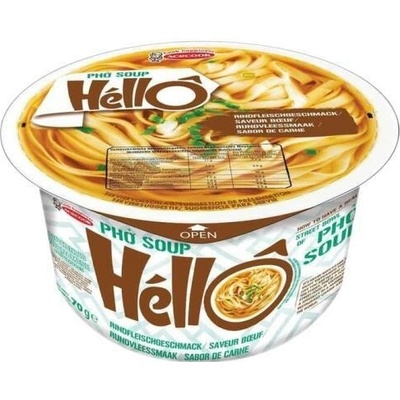 Hello Pho instantní rýžové nudle s hovězí příchutí 70 g