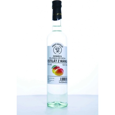 Samaria Ovocný Liehovar Domáca od Deda Mango 50% 0,5 l (čistá fľaša)