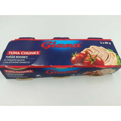 Giana Tuniak kúsky v paradajkovej omáčke 3 x 80 g