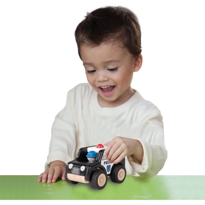 Wonderworld Dřevěné Mini hlídkové vozidlo WW-4061