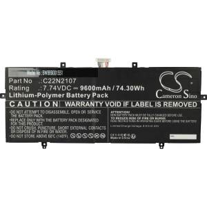 VHBW Батерия за Asus ZenBook 14 OLED UX3402QA / UX3402ZA / UX4302ZA, C22N2107, 9600 mAh (889001551)