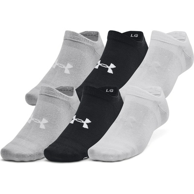 Under Armour ESSENTIAL NO SHOW čierna biela