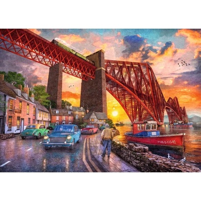 RAVENSBURGER Forth Bridge při západu slunce Skotsko 1000 dielov