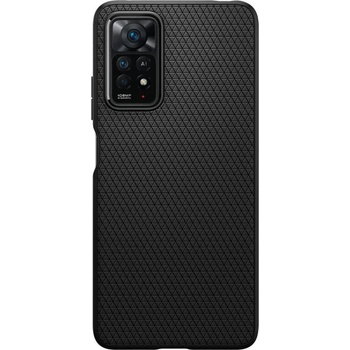 Spigen Калъф Spigen - Liquid Air, Redmi Note 11 Pro 5G, черен (8809811859843)