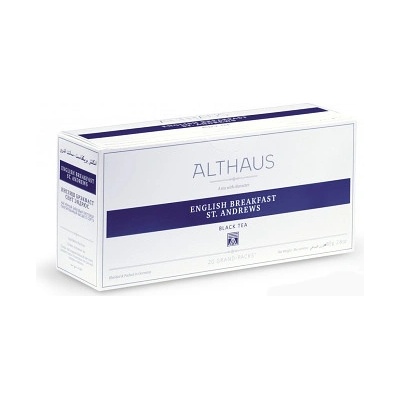 Althaus Čaj černý English Breakfast St. Andrews Grand Packs 20 x 4 g