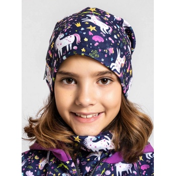 Unuo fleecová čepice Jednorožci