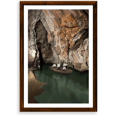 Poster Jaskyňa Domica - Poster A3 + čierny rám (46,8€)