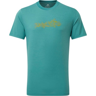 Mountain Equipment Мъжка спортна тениска Mountain Equipment Groundup Skyline Tee Sport shirt - Fern (216-3823-0313)