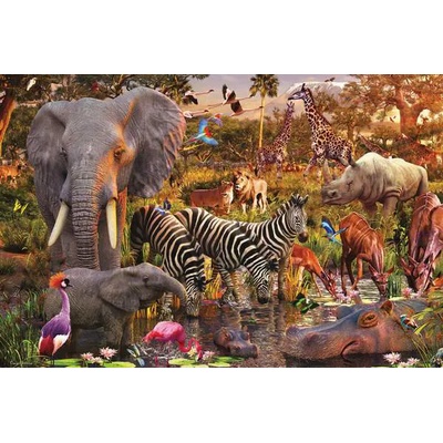 Ravensburger - Puzzle African Animals 3 - 3 000 piese