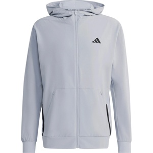 Adidas Мъжки суичър adidas D4T Workout Full-Zip Hoodie - Halo Silver (017-4663-0213)