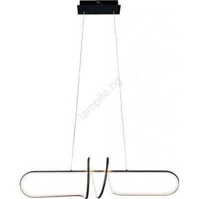 MILAGRO Led Пендел vertigo led/54w/230v черен (mi2598)