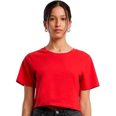 Build Your Brand Dámský crop top BY042 City Red