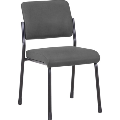 Посетителски стол RFG Solid M, текстил, метална основа, до 150 kg, сив
