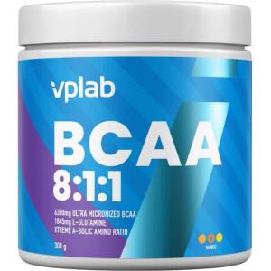 VPLab BCAA 8: 1: 1 + Glutamine [300 грама] Манго