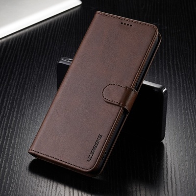 IMEEKE 81671 IMEEKE Peněženkový obal pro Xiaomi Redmi 13 tmavě hnědý