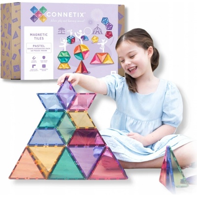Connetix Pastel Shape Expansion Pack 48 ks