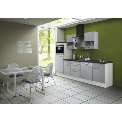 Optifit Ronja825 280 cm farba čela čadičová sivá matný farba korpusu biela matný