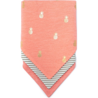 Kiki Bibs Пакет от 3 броя лигавник-бандана Kiki Bibs - Pineapples (234)