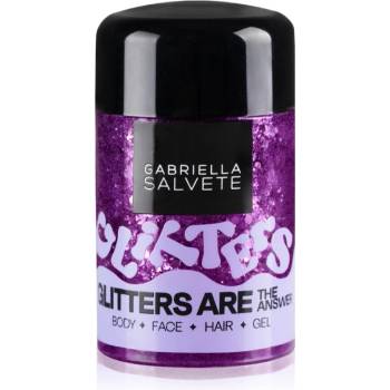 Gabriella Salvete Festival Headliners Glitters Are The Answer брокат за лице и тяло цвят Violet 10ml