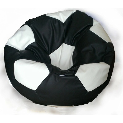 TiaHome futbalová lopta XXL čierno biela
