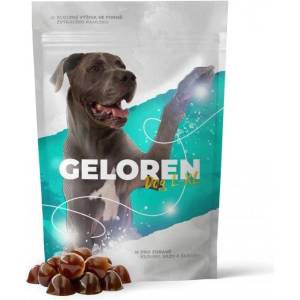 GELOREN DOG дъвчащи желатинови таблетки L-XL, 420 г (60 бр)