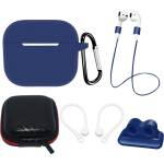HQWear Комплект кейс HQWear Silicone Case за AirPods 3, калъф, приставка за у (9145576276938)