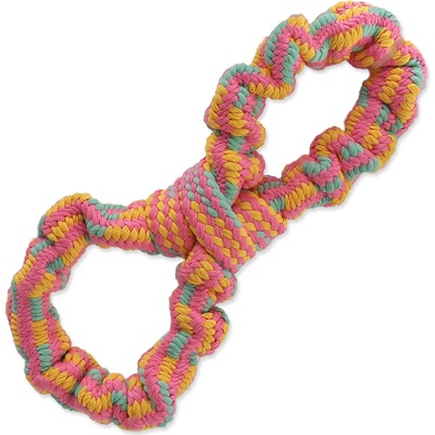 Dog Fantasy preťahovadlo osmička vzor 1 25 cm