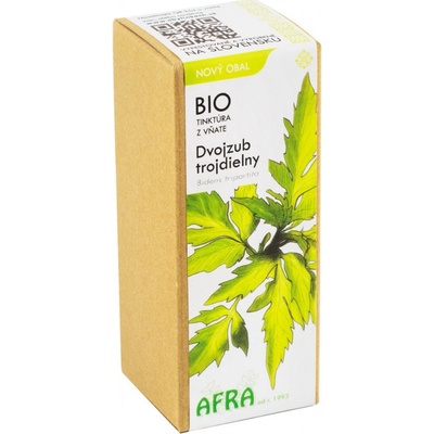 Afra Dvojzub trojdielny Bio tinktúra 50 ml