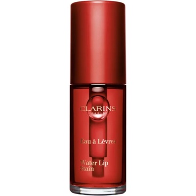 Clarins Water Lip Stain гланц за устни с матиращ ефект с хидратиращ ефект цвят 03 Red Water 7ml