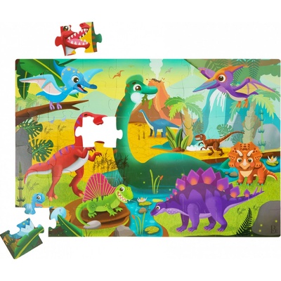 B-toys maxi 48 dílků Dinosaurus