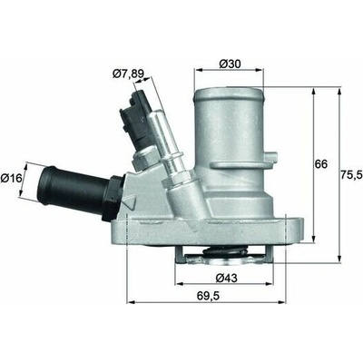 Termostat chladící kapaliny MAHLE ORIGINAL TI 144 88 (TI14488)