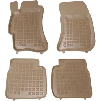 Гумени стелки за SUBARU Impreza (2007-2011) / Forester (2008-2013) / Legacy (2004-2009) - тип леген бежови
